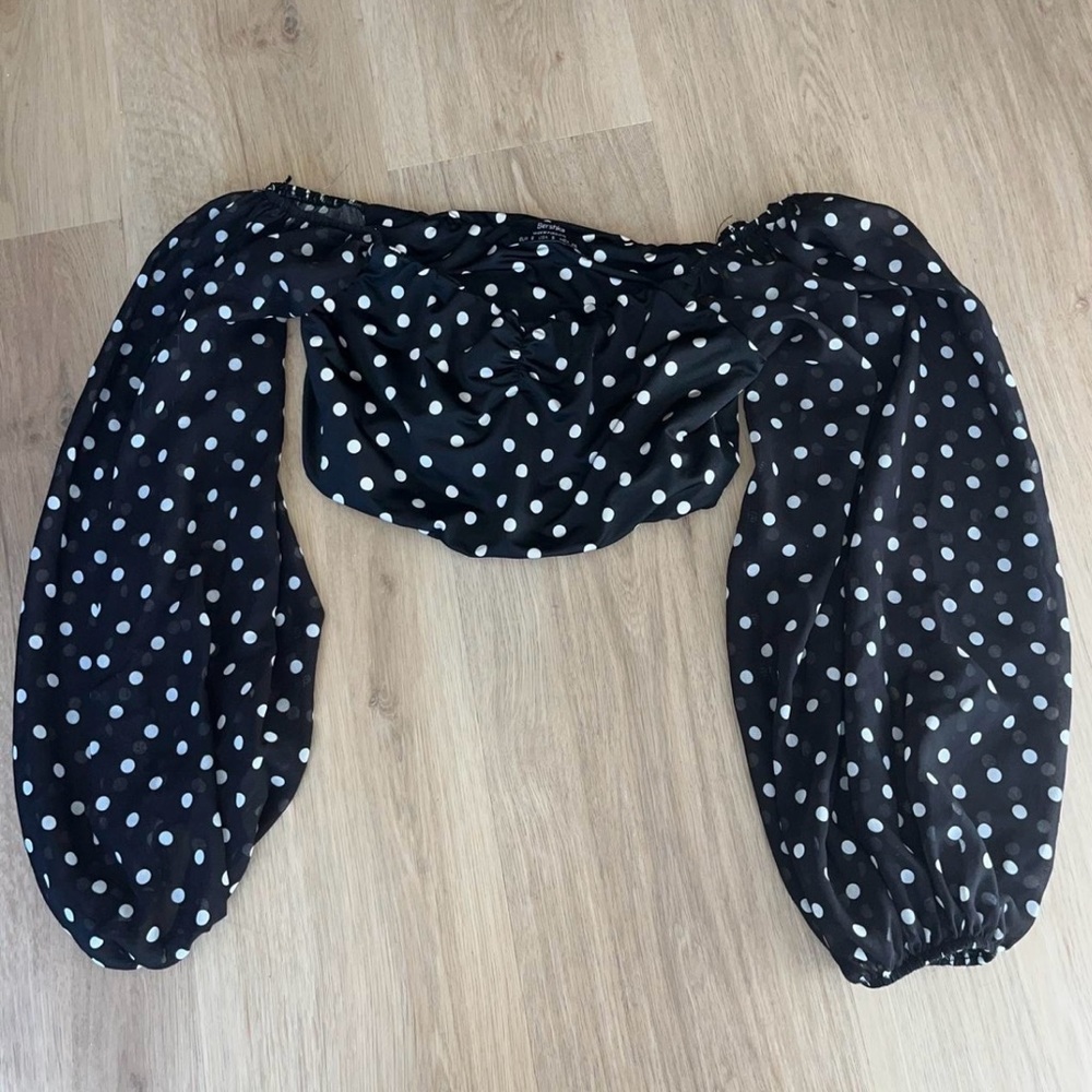 Bershka Polka Dot Top